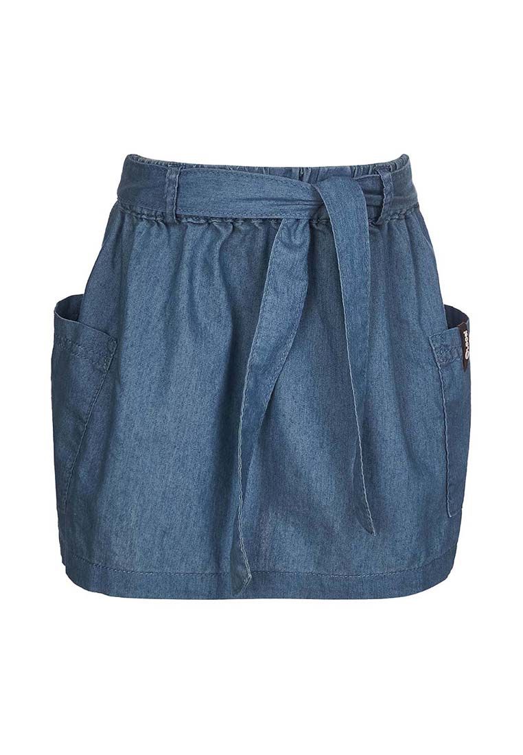 Юбка короткая из джинсовой ткани для девочки "Маша"